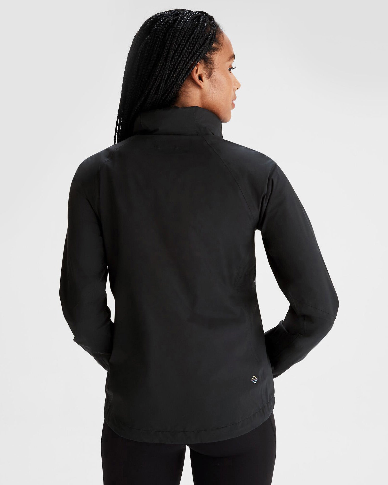 Women's Seeker 2.5L Waterproof Rain Jacket - Lightweight Windproof Outdoor Shell Coat for Hiking & Travel (Black Stingray) | Perfect for Camping, Running & Everyday Wear