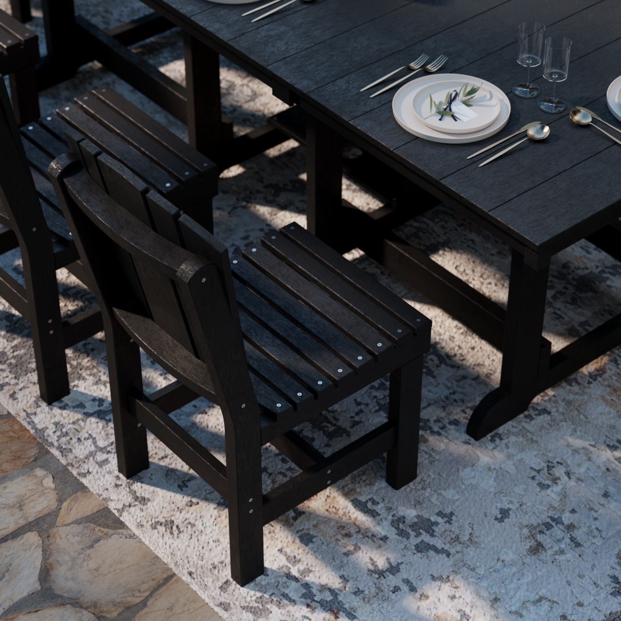 Heritage 9-Piece 44x94 Inch Dining Table Set - Perfect for Family Gatherings, Dinner Parties & Formal Dining Rooms