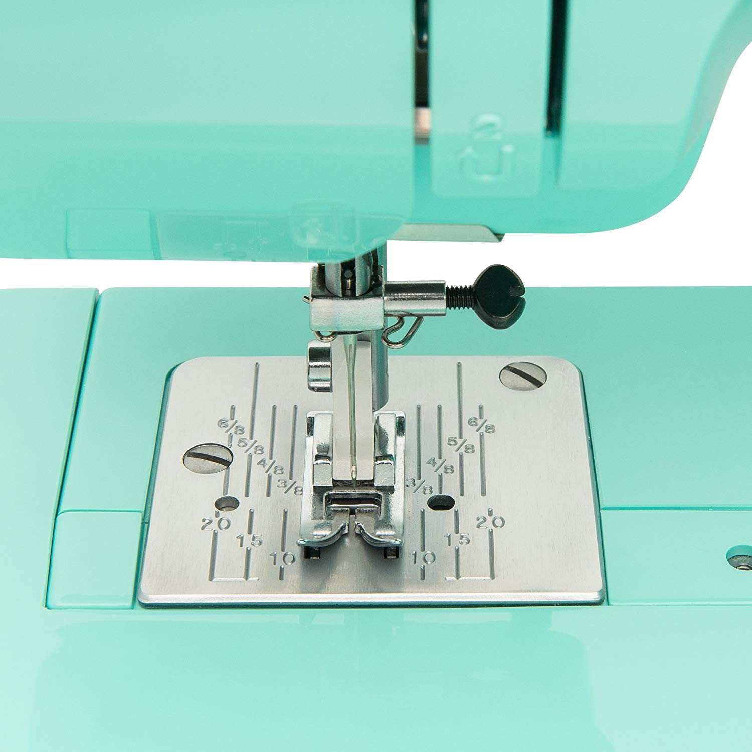 Janome Arctic Crystal Easy-to-Use Sewing Machine for Beginners - Built-in Metal Frame, Bobbin Diagram & Tutorial Videos - Perfect for DIY Crafts, Home Decor & Fashion Sewing Projects (Turquoise)