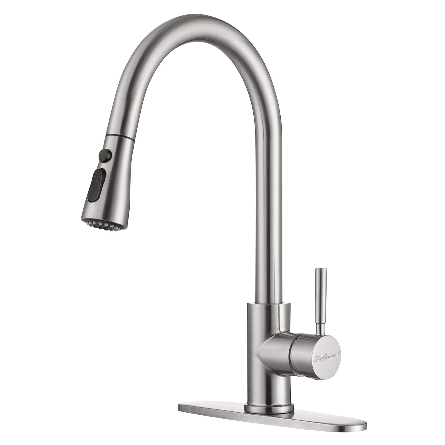 Stainless Steel Pull Down Kitchen Faucet for Modern Sinks