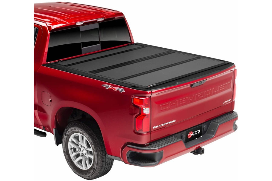 2019-2023 Chevrolet Silverado & GMC Sierra 6.7 ft Bed BAK Flip MX4 Heavy Duty Tonneau Cover - All Weather Protection for Truck Cargo | Perfect for Camping, Hauling & Outdoor Adventures