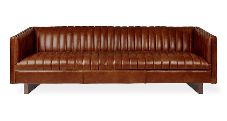 Wallace Sofa - Modern Comfortable 3-Seater Couch for Living Room, Lounge & Office - Soft Fabric Upholstery with Sturdy Wooden Legs