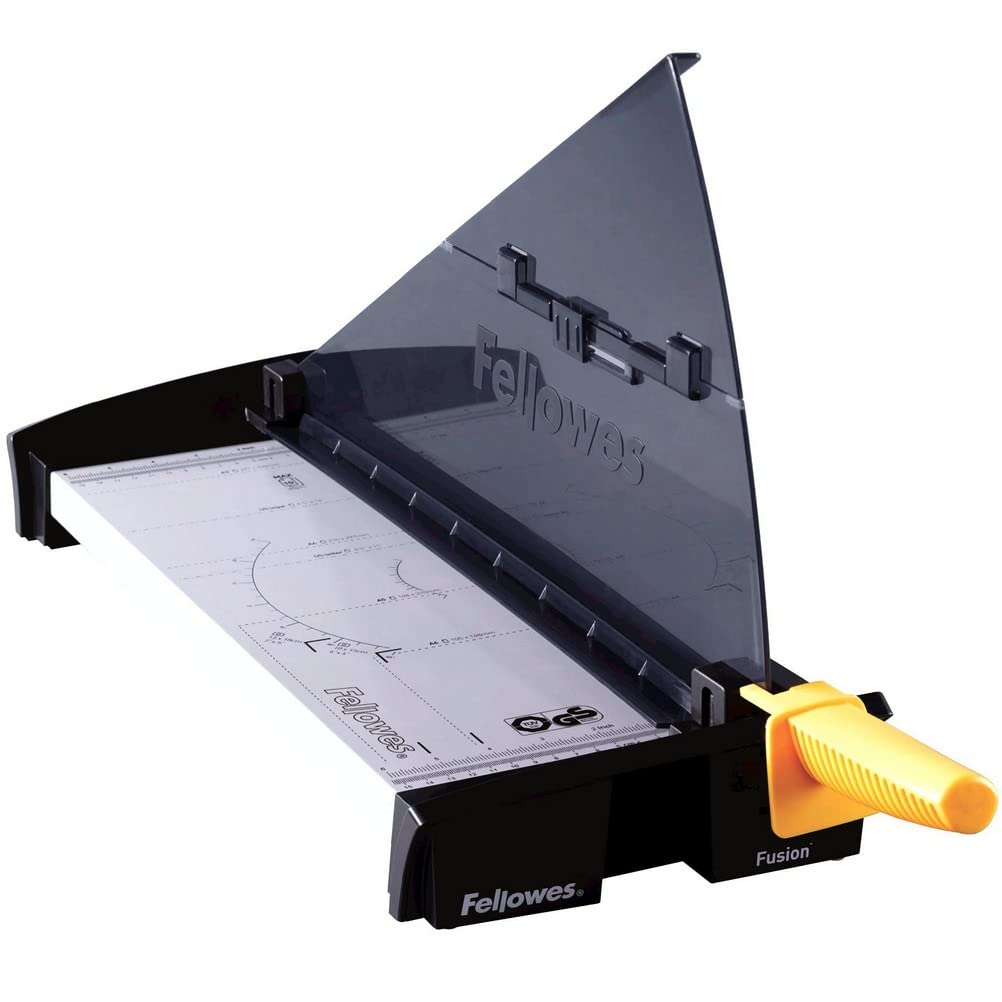 Fellowes Fusion 180 Paper Cutter (5410902) - Heavy Duty Guillotine Trimmer for Office, School & Craft Projects - 18