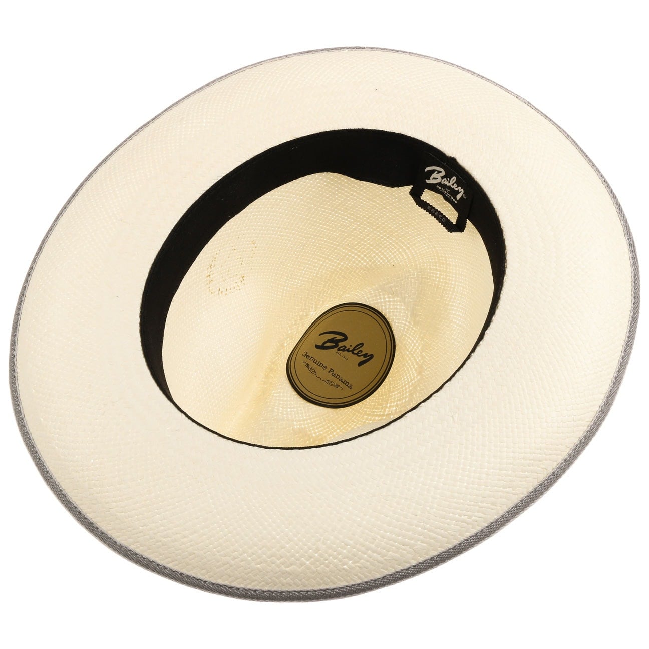 Bailey 1922 Parson Panama Hat for Men - Classic Straw Fedora with Black Band | Perfect for Summer, Beach Vacations & Outdoor Events