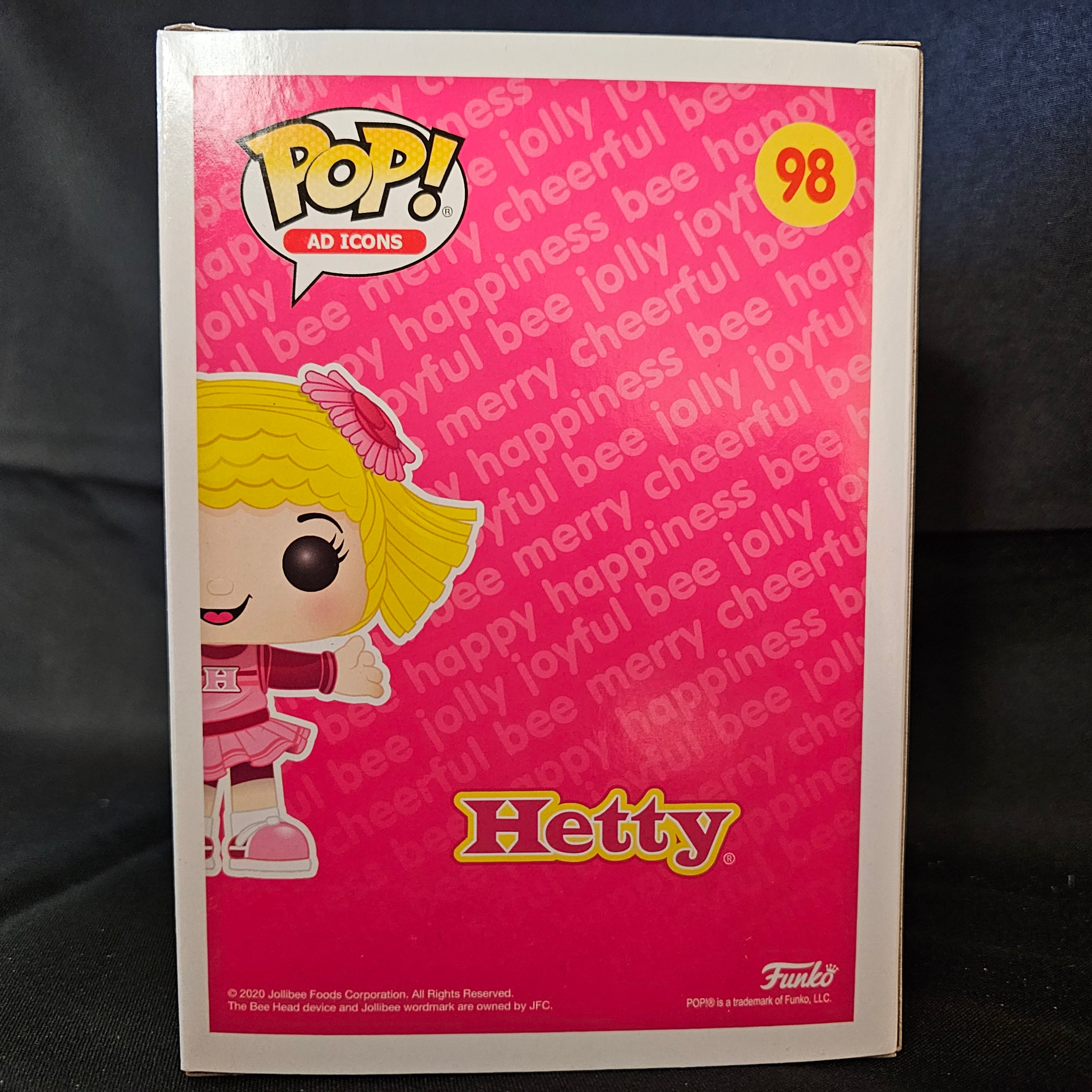 Ad Icon Pop! Vinyl Figure Hetty Spaghetti (Jollibee) [98] - Collectible Funko Pop Toy for Fans & Decor - Perfect for Home Display, Office Decor, and Gift Giving