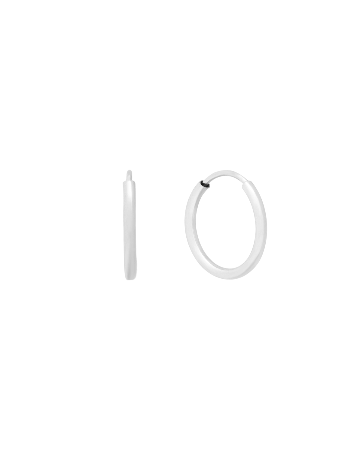 Mix & Match Small Infinite Hoops (11mm) Sterling Silver Earrings - Perfect for Everyday Wear, Layering & Gift Giving