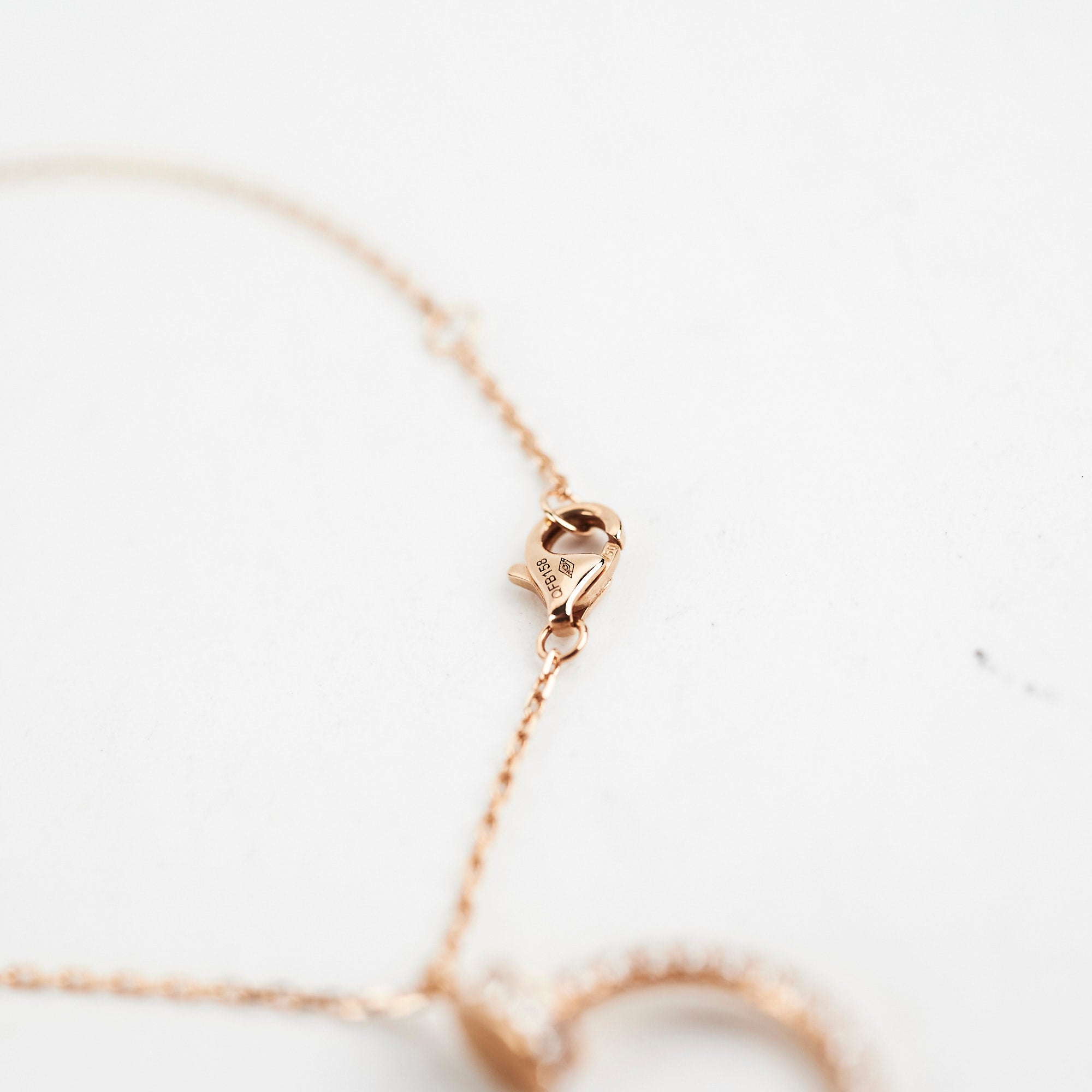 Cartier Juste Un Clou Rose Gold Diamond Necklace for Women - 18K Pink Gold Luxury Jewelry Gift for Anniversary, Valentine's Day & Special Occasions