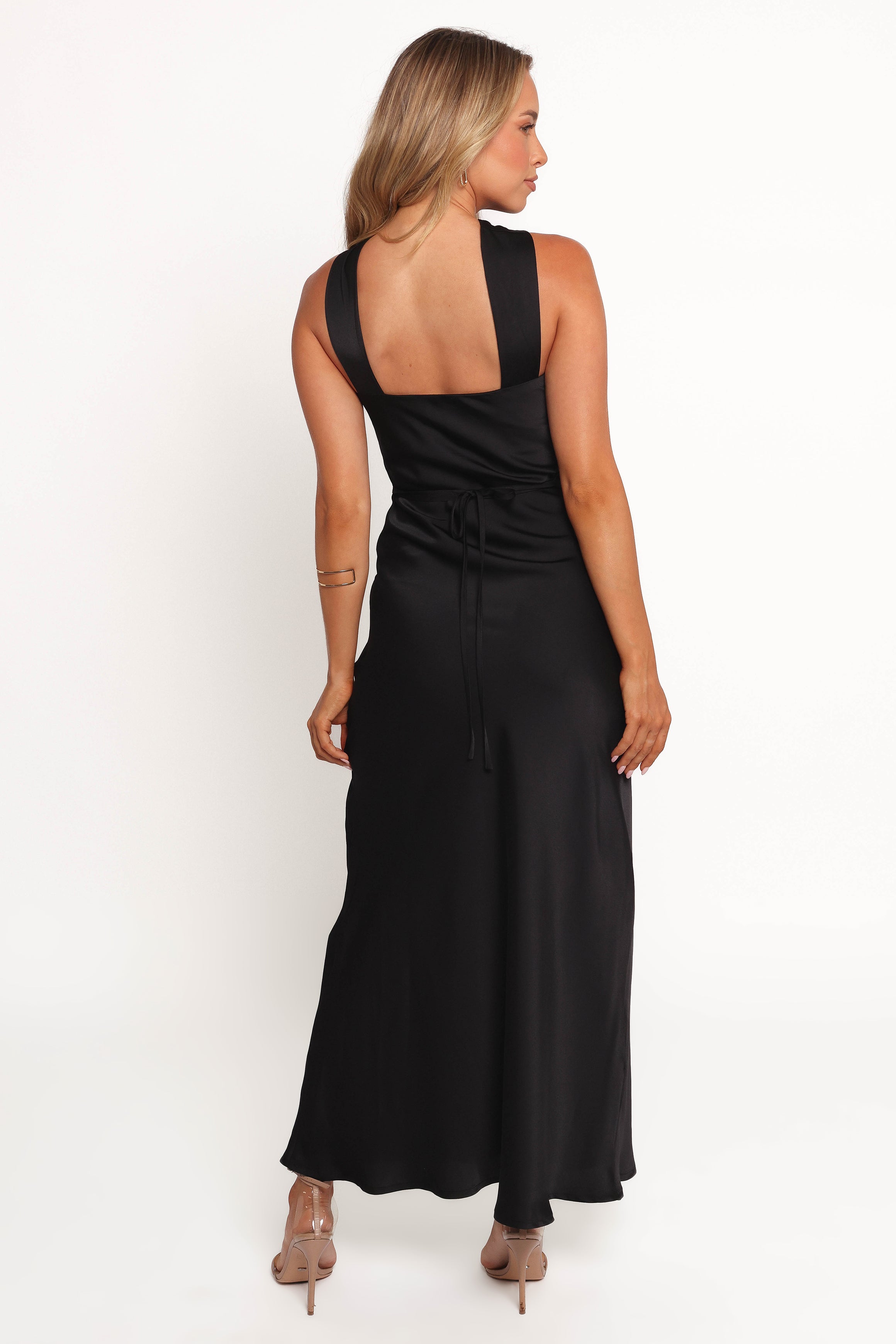 Donata Maxi Dress in Black - Elegant Long Flowy Dress for Women | Perfect for Summer, Beach, Parties & Casual Outings