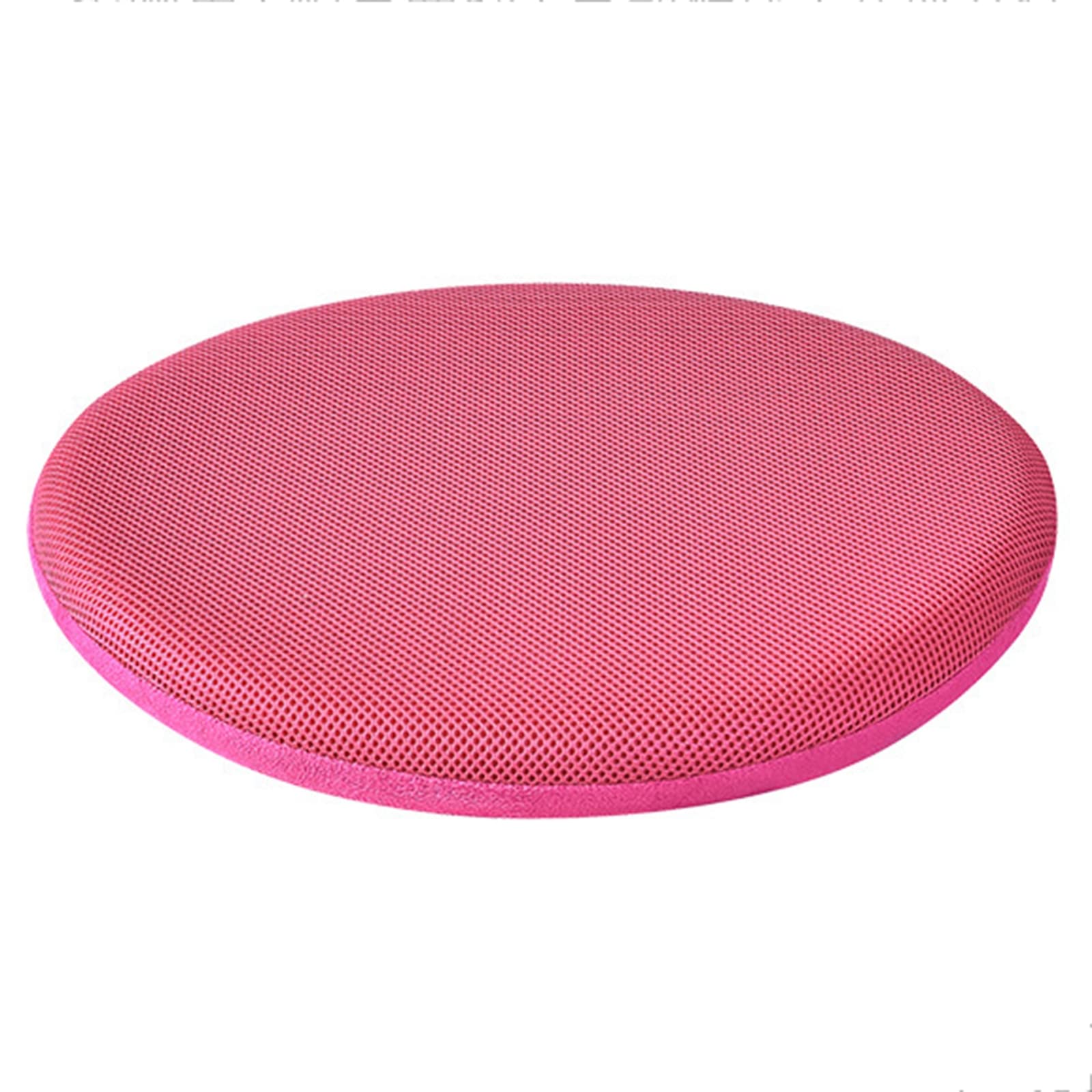 BILYBY Memory Foam Chair Cushion - 16 Inch Round Stool Pad with Slow Rebound, Washable Dining Chair Seat Cushion (Rose Red) - Perfect for Kitchen Chairs, Bar Stools & Office Seating