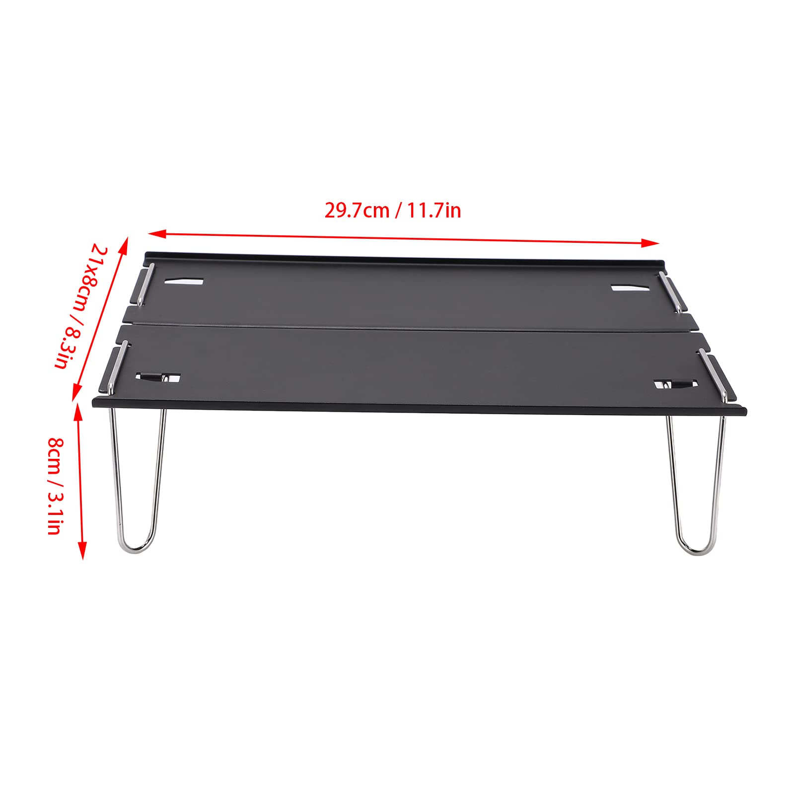 **Shanrya Lightweight Portable Folding Camping Table - Compact Multi-Purpose Mini Table for Backpacking, Hiking, Picnics & Outdoor Adventures**