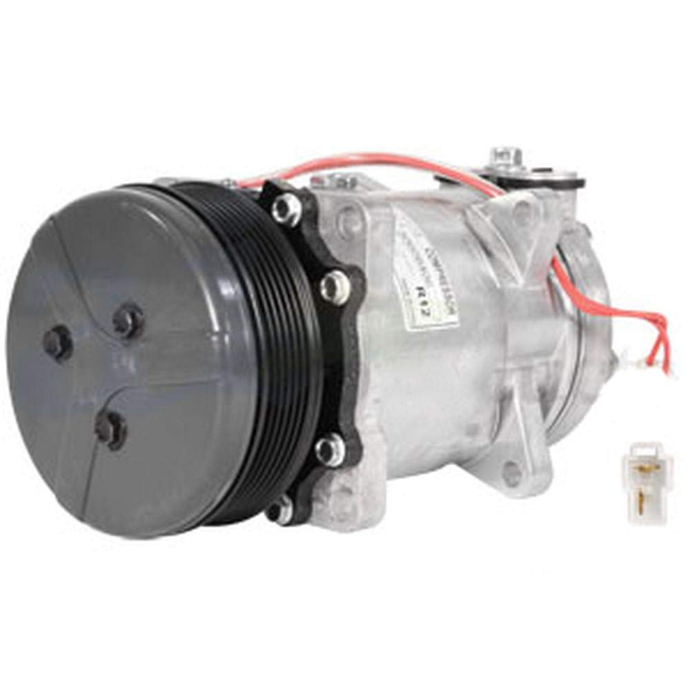RAParts AC Compressor with Clutch - Compatible with John Deere 5640, 6640, 670, 690, 698, 699, 7740, 7840, 8240, 8340, 5790 Tractors | Perfect for AC System Repair & Replacement in Hot Weather Farming