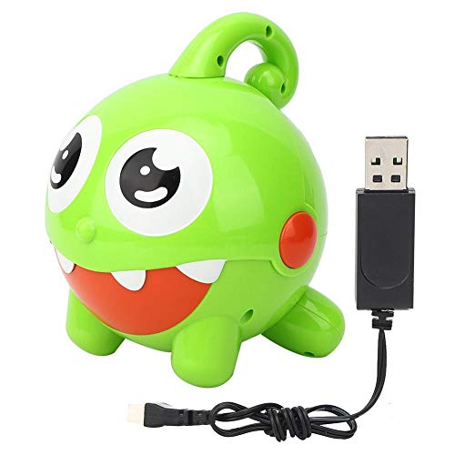 Rechargeable Electric Bubble Blowing Machine - Cartoon Bubble Blower Toy for Kids, Fun Bath & Outdoor Play Gift for Boys and Girls (Green) | Perfect for Birthday Parties, Backyard Fun & Summer Activities