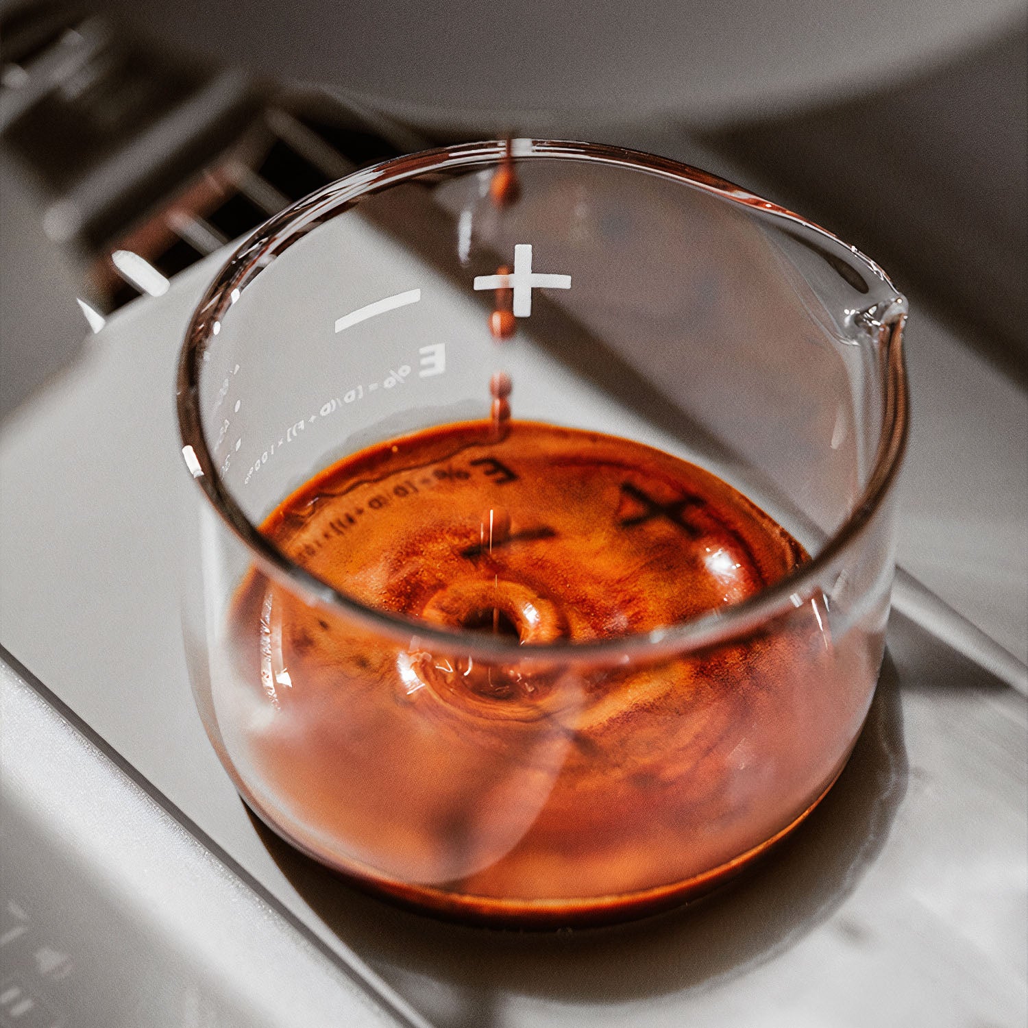 Precision Espresso Shot Glass with Measuring Scale - Perfect for Coffee Brewing, Cocktail Mixing & Kitchen Measuring
