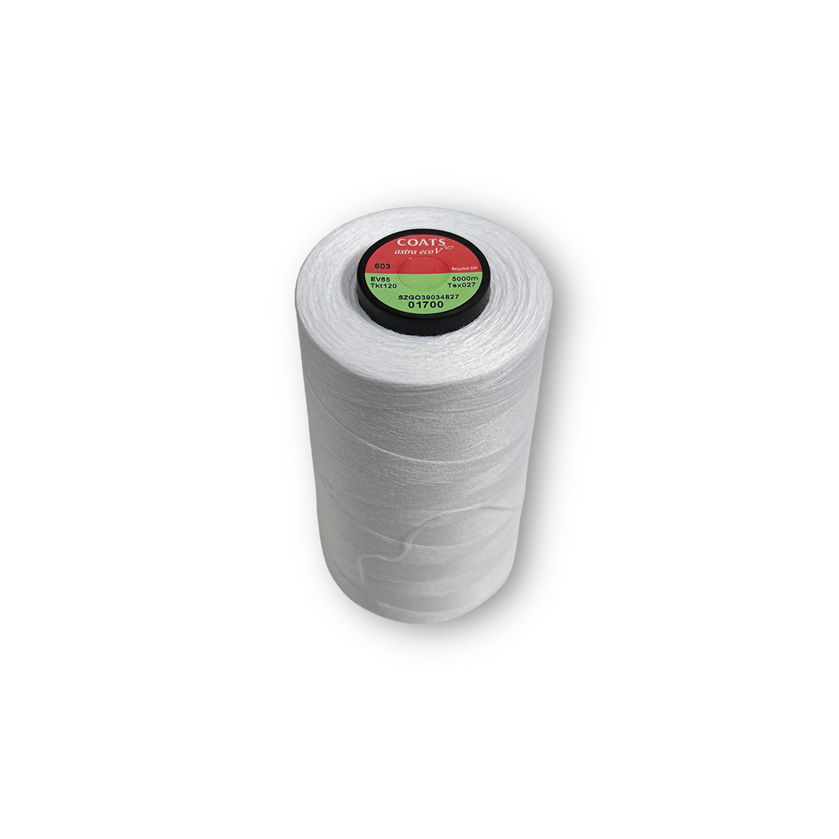 Eco-Friendly Astra EcoVerde 120 Recycled Polyester Thread - 5000m Cones for Sewing, Quilting & Crafting | Sustainable Sewing Supplies for Eco-Conscious Makers