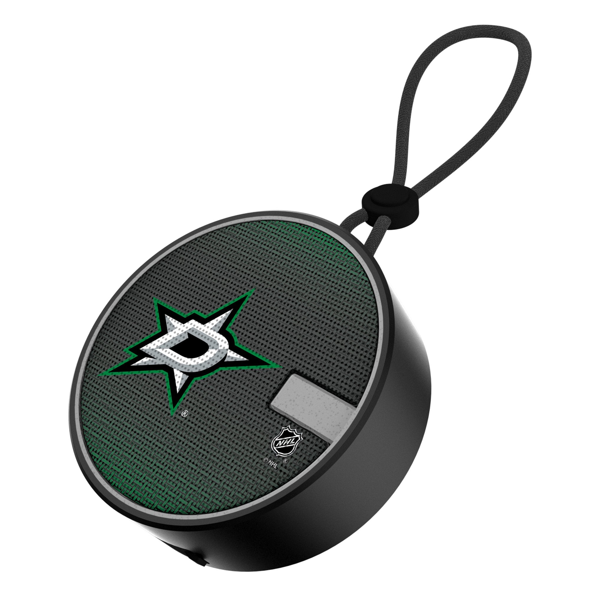 Dallas Stars Logo Waterproof Bluetooth Speaker - Portable Outdoor Wireless Speaker for Pool, Beach, Party & Shower