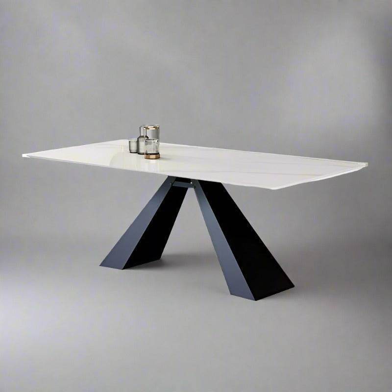 Premium Kori Sintered Stone Dining Table - Durable & Stylish Modern Kitchen Table for Family Gatherings, Dinner Parties & Everyday Meals