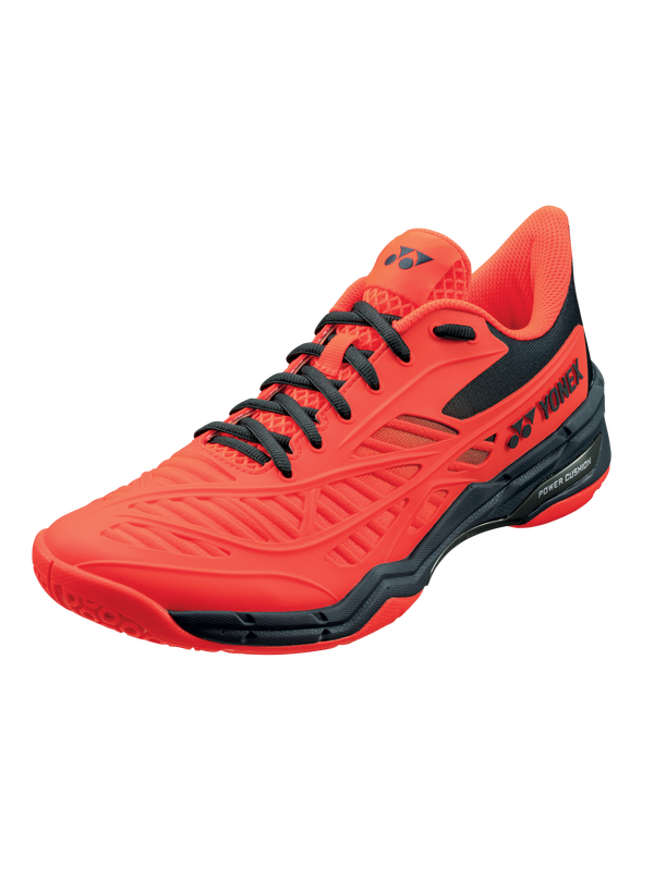 Yonex Power Cushion CASCADE DRIVE Unisex Badminton Shoes [Bright Red] - Lightweight Cushioned Court Shoes for Indoor Sports & Training