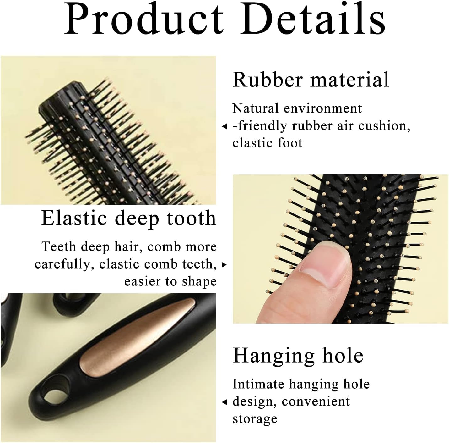 Professional Hair Roller Brush for Blow Drying - Volumizing & Smoothing Styling Tool for Women | Creates Perfect Curls & Waves at Home | Includes Free Tail Comb | Ideal for Daily Styling, Salon-Like Results & Quick Hair Prep