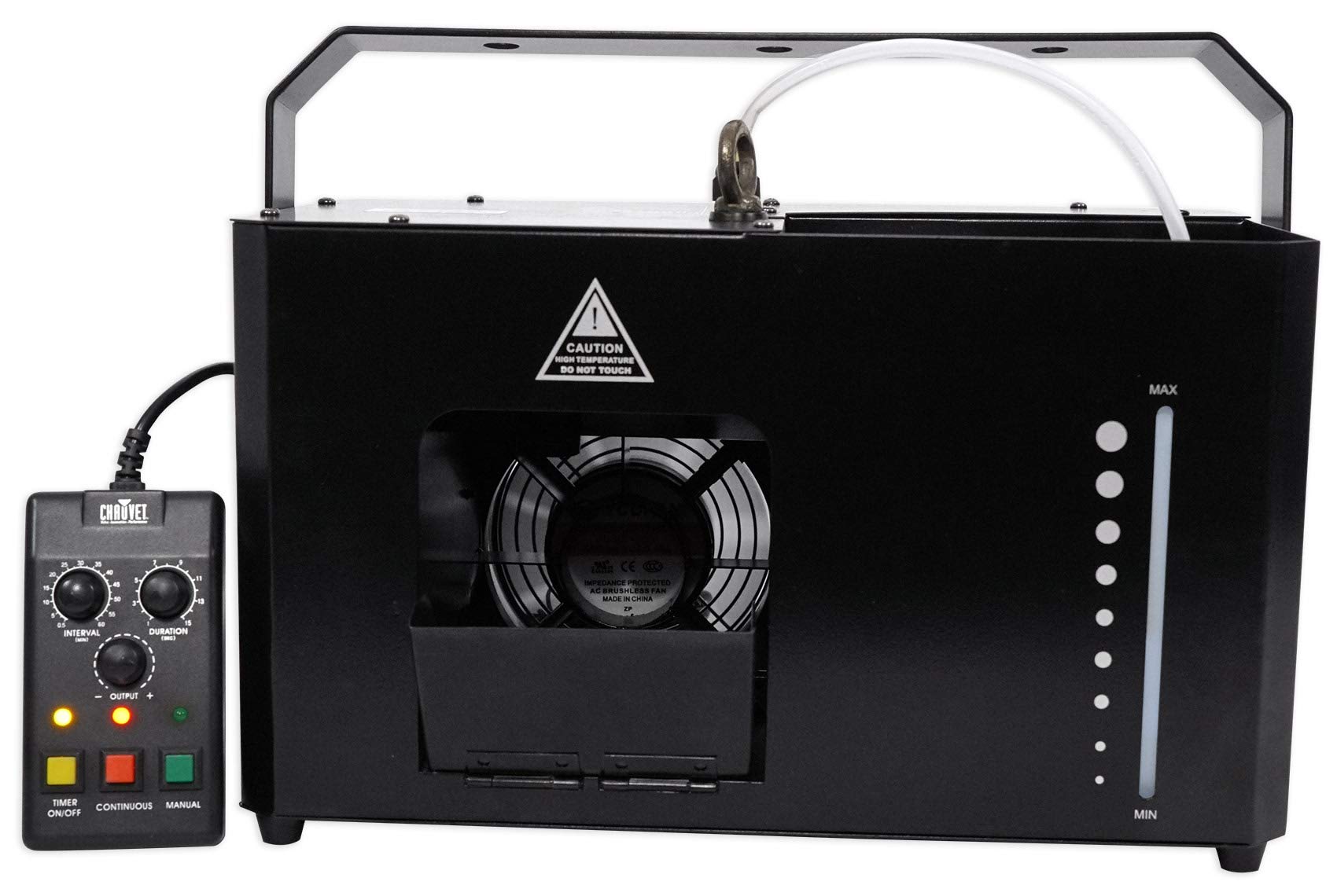 Chauvet Hurricane Haze 4D DMX Hazer Machine with Remote & Timer - 3 Gallons Fog Fluid Included - Professional Stage Lighting for Concerts, Theater, and DJ Events