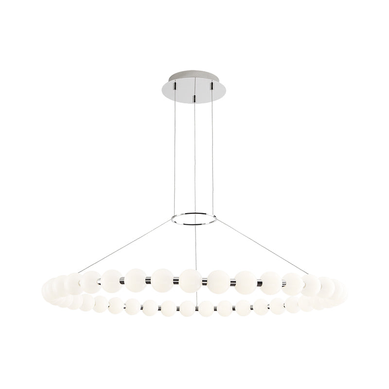 Orbet Modern Crystal Chandelier - Elegant Ceiling Light Fixture for Dining Room, Bedroom & Living Room Decor