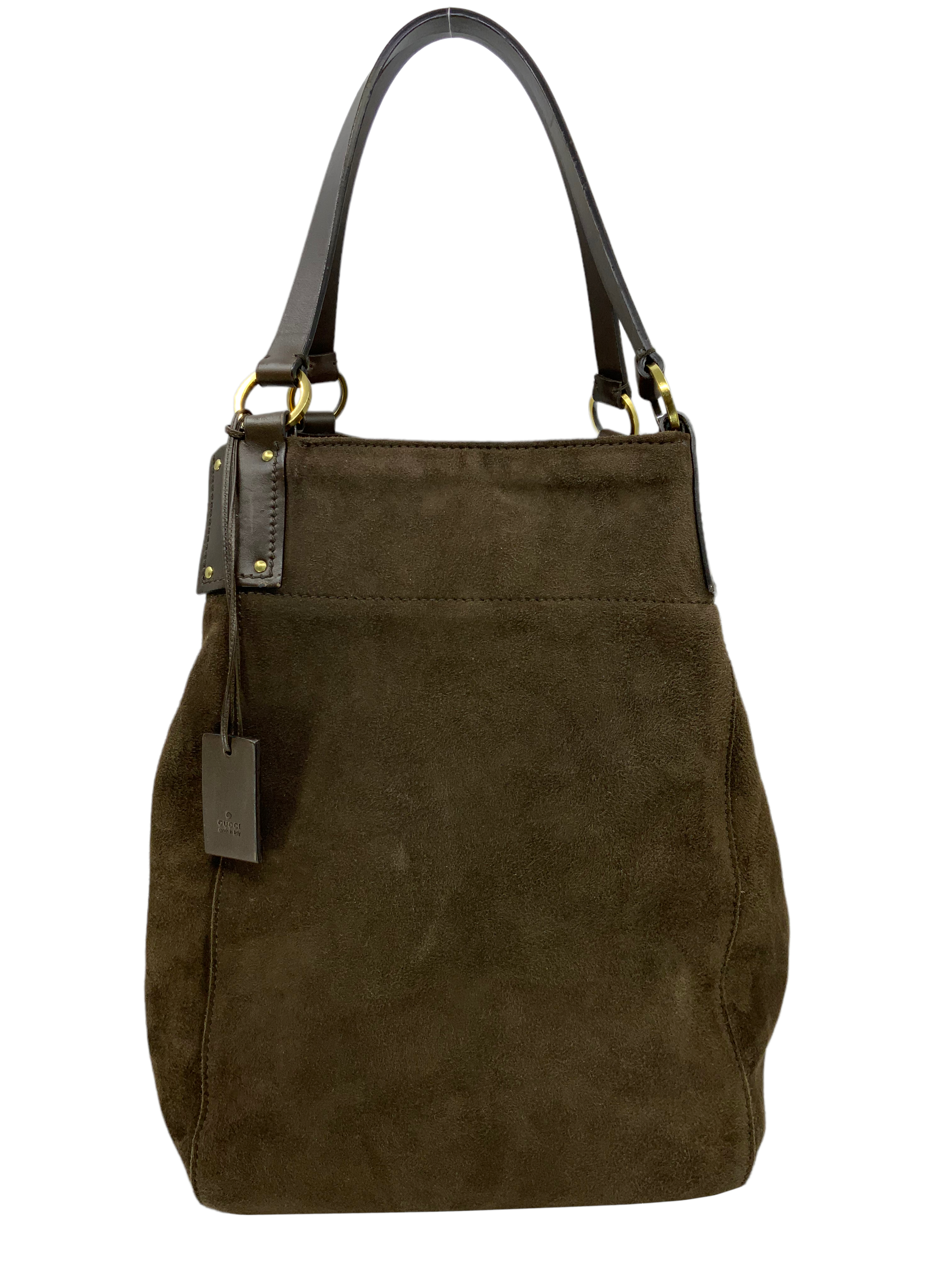 Authentic GUCCI Vintage Suede Large Hobo Shoulder Bag for Women | Retro Leather Handbag | Perfect for Casual Outings, Travel & Everyday Use