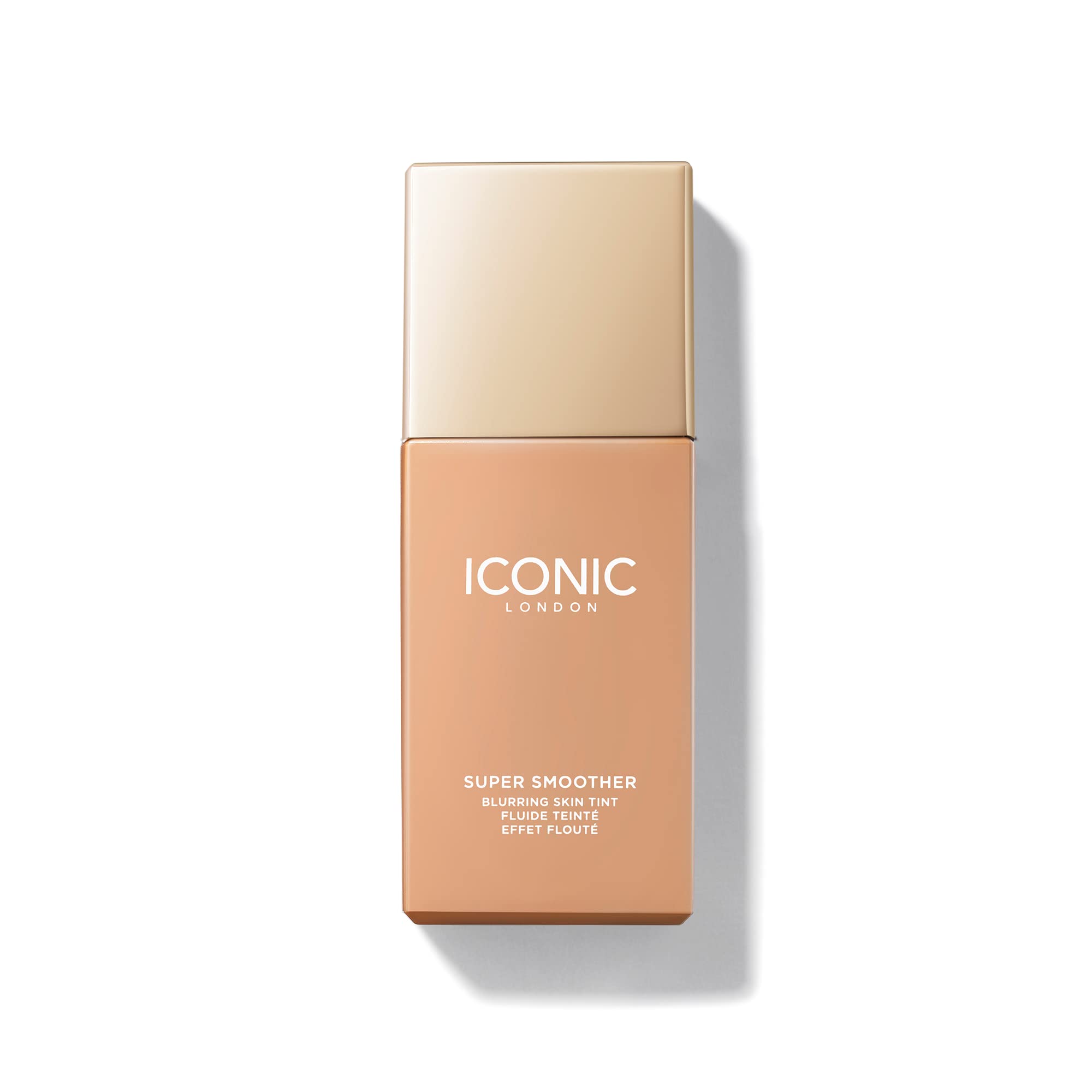 ICONIC LONDON Super Smoother Blurring Skin Tint - Light to Medium Coverage Hydrating Tinted Moisturizer | Vegan & Cruelty-Free Makeup for Flawless Everyday Look | Perfect for Work, Date Night & Natural Makeup Days