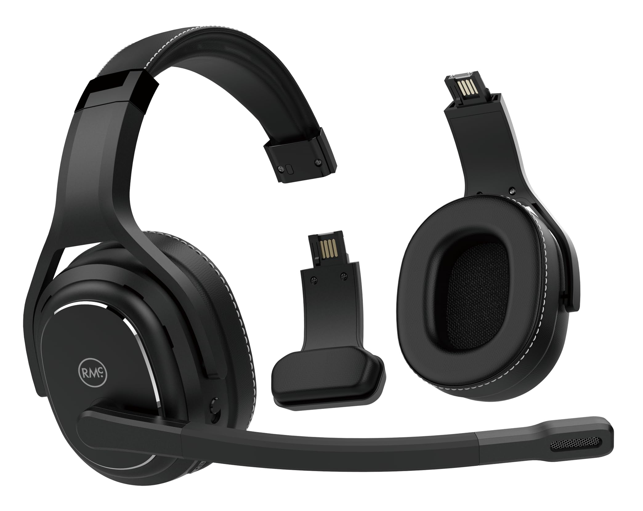 Rand McNally ClearDryve 220 Premium 2-in-1 Wireless Headset with Noise Cancellation - Long Battery Life, All-Day Comfort for Truck Drivers & Call Centers - Ideal for Hands-Free Calls, Online Meetings & Road Trips