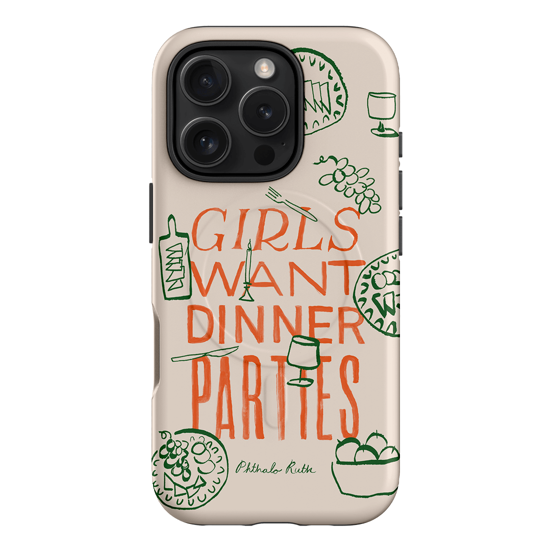 Stylish & Durable Dinner Party Phone Case - Trendy Design for iPhone & Samsung - Perfect for Parties, Events & Social Gatherings