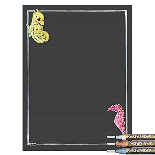 Seahorse With 3 Pastel Markers