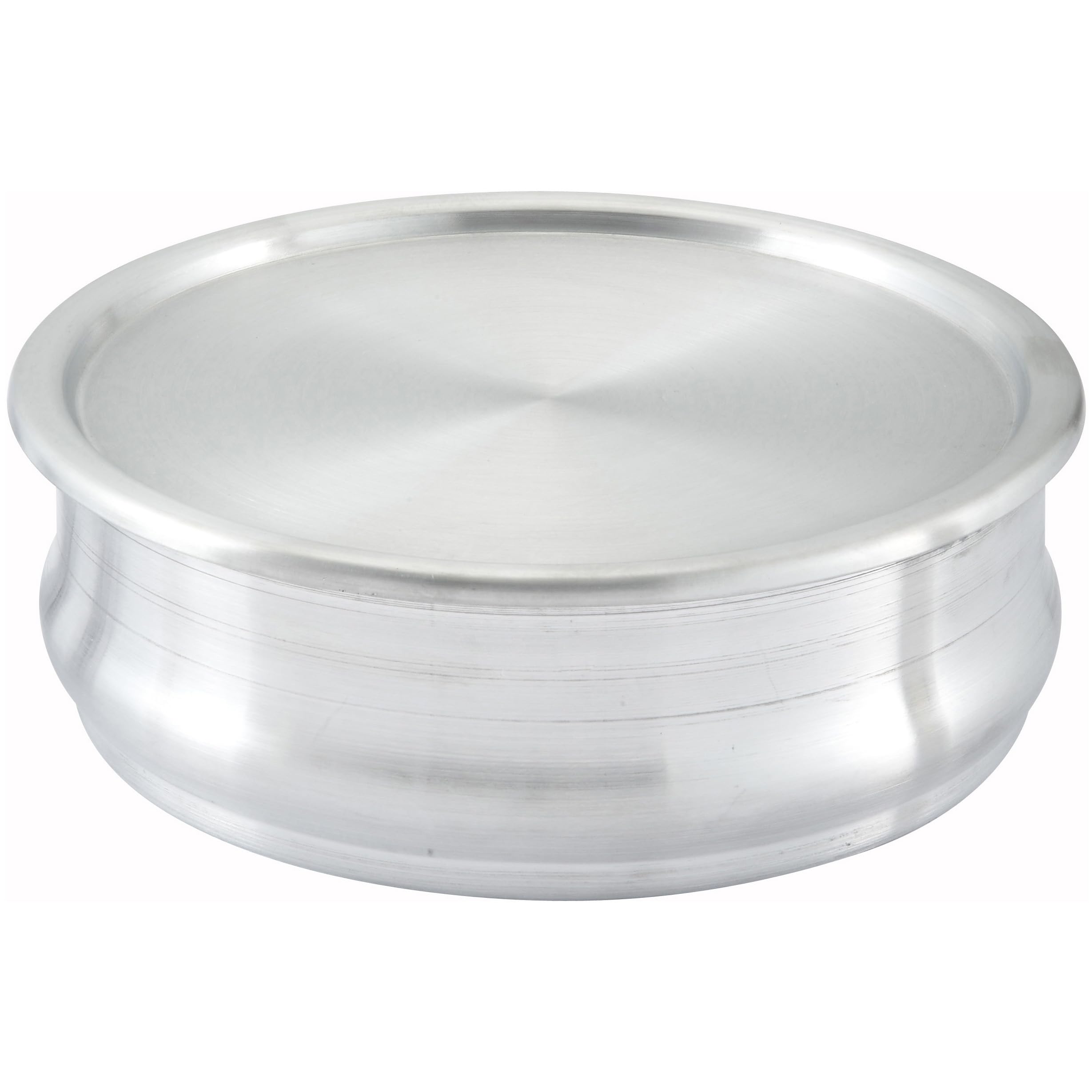 Winco Winware 96-Ounce Stackable Dough Pan - Heavy Duty Aluminum Baking Tray for Bread, Pizza & Pastry Making - Commercial & Home Kitchen Use