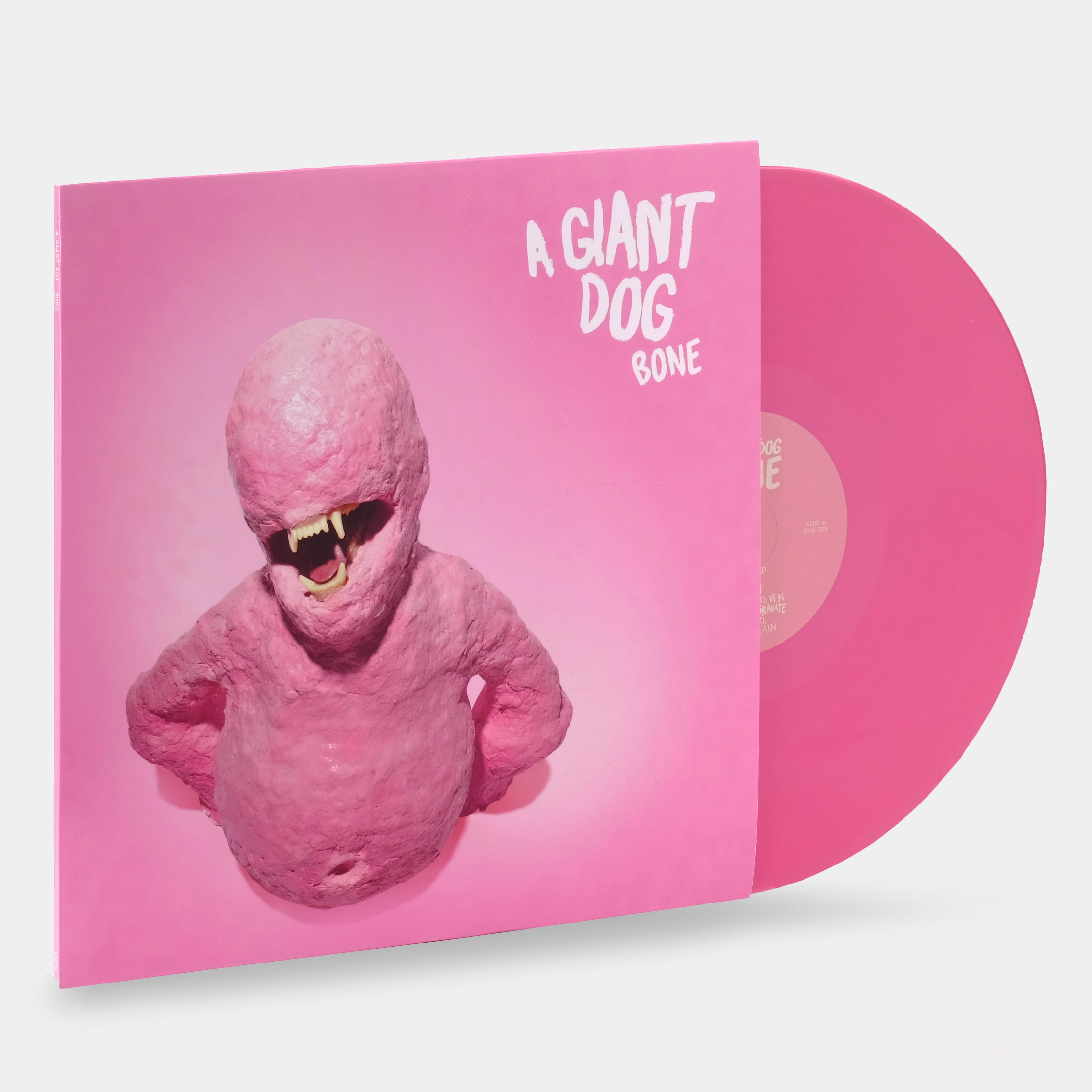 Giant Dog Bone LP Pink Vinyl Record - Limited Edition Collectible Music Album for Dogs & Pet Lovers | Perfect for Home Decor, Music Collectors & Vinyl Enthusiasts