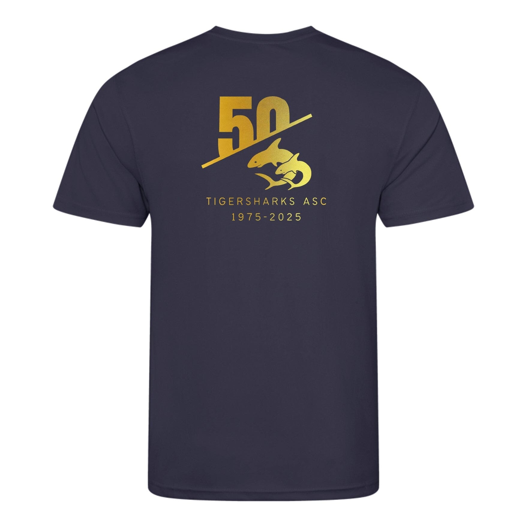 Tigersharks A.S.C. 50th Anniversary Vintage T-Shirt - Men's Retro Graphic Tee for Casual Wear & Collectors