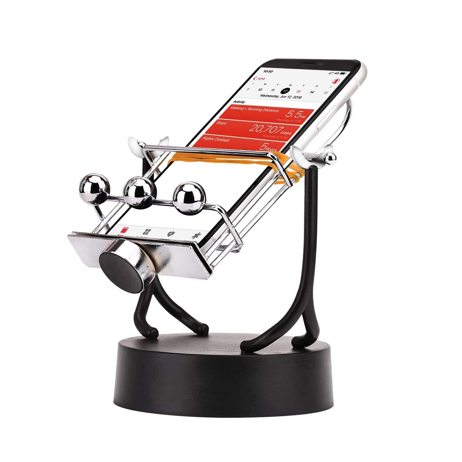 FUNTECK Phone Swing Rocker - Automatic Step Counter for Pokemon Go, Fitness Challenges & Egg Hatching | Perfect for Walking Games, Exercise Tracking & Mobile Gaming Accessories