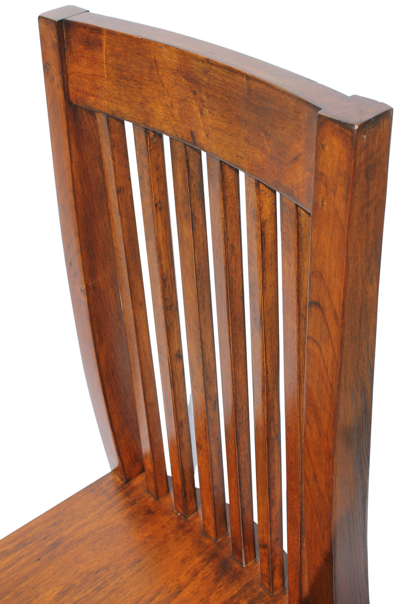 Stylish Irish Coast Slat Back Chair in African Dusk Finish - Perfect for Patio, Garden, and Outdoor Relaxation