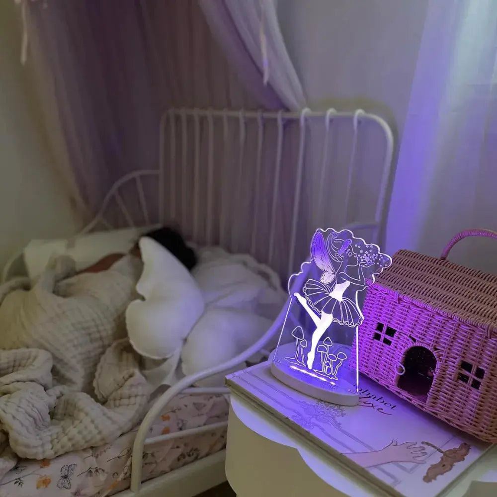 Duski Night Light - Fairy LED Night Light for Kids Room, Nursery, Bedroom | Soft Glow for Sleep, Relaxation & Decor