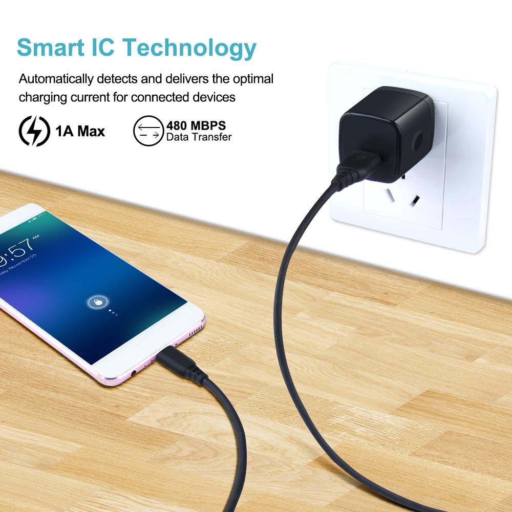 3-Pack USB Wall Charger Block - 5V/1A Single Port Fast Charging Cube for iPhone 15/14/13/12/11 Pro Max/SE/XR/XS/X/8/7/6/6S, iPad, Samsung Galaxy S24/S23/A15/A14, Google Pixel 8, Moto - Perfect for Home, Office & Travel Charging