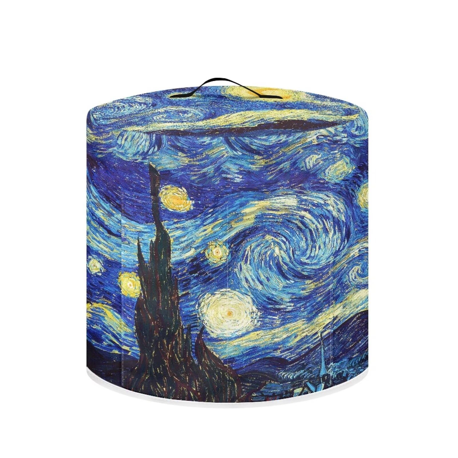 Starry Night Air Fryer Cover & Instant Pot Pressure Cooker Cover - Van Gogh Painting Dust Cover for Most Kitchen Appliances | Exquisite Accessories & Gifts for Home Cooking Enthusiasts | Perfect for Kitchen Protection & Decoration