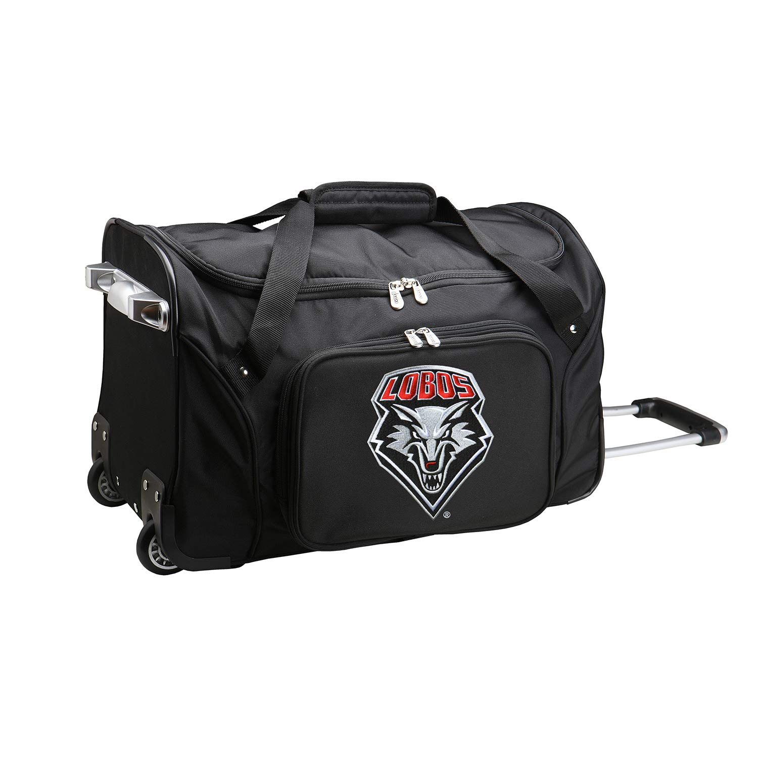 NCAA Wheeled Duffel Bag 22-inch - Large Rolling Sports Gear Bag for Travel, Gym & College Campus Use