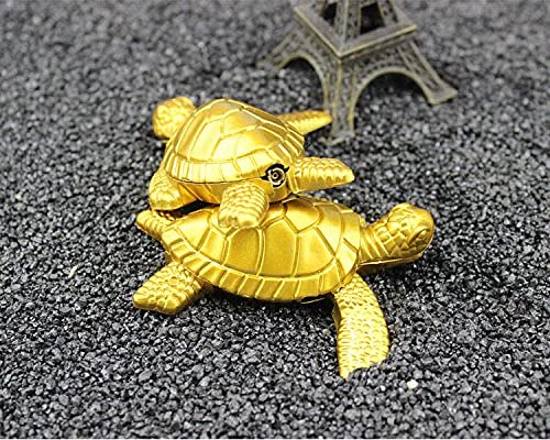 Funny Metal Golden Turtle Lighter - No Butane for Outdoor & Gifts