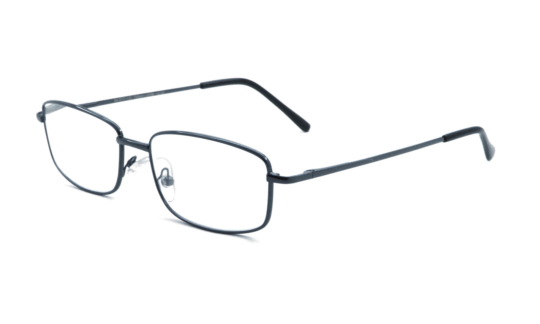 Premium Extra Wide Rectangular Metal Reading Glasses for Men & Women - Lightweight Comfort for Reading, Computer Work & Daily Use