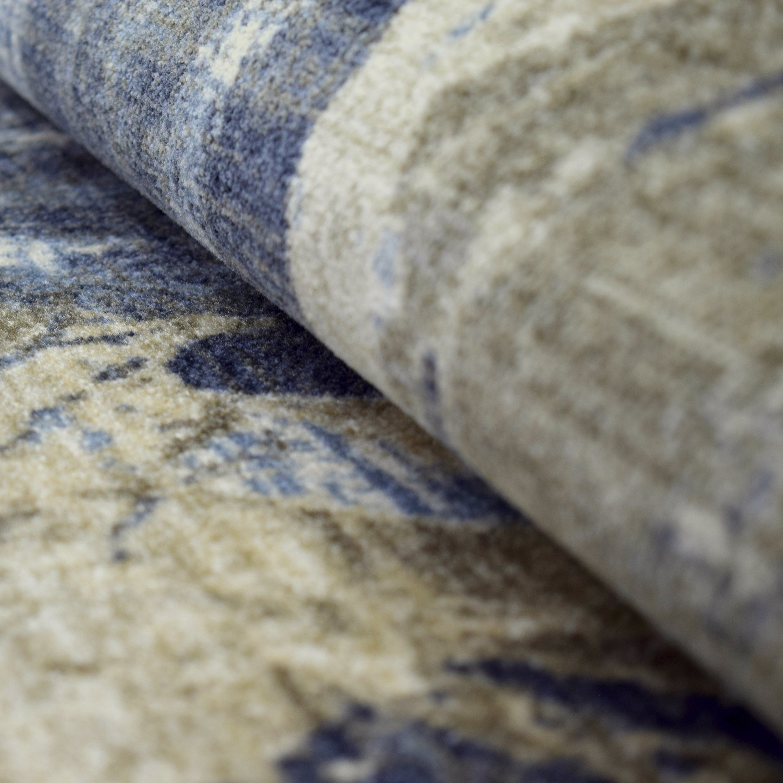 Premium Glenbrook Modern Abstract Indoor Area Rug - Non-Slip Foam Backing, Washable & Durable - Perfect for Living Room, Bedroom, Office, Kitchen & Dining - Xander Collection 2'7