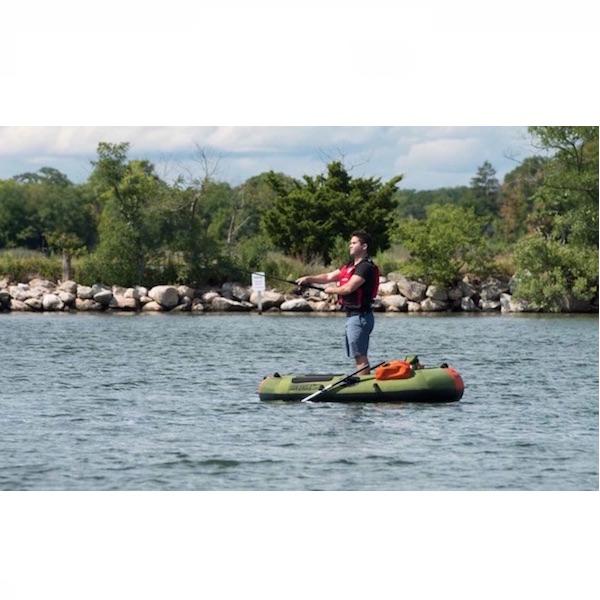 Sea Eagle PackFish7 Inflatable Fishing Boat - Lightweight Portable Kayak for 1-2 Persons | Perfect for Lakes, Rivers & Coastal Fishing Adventures