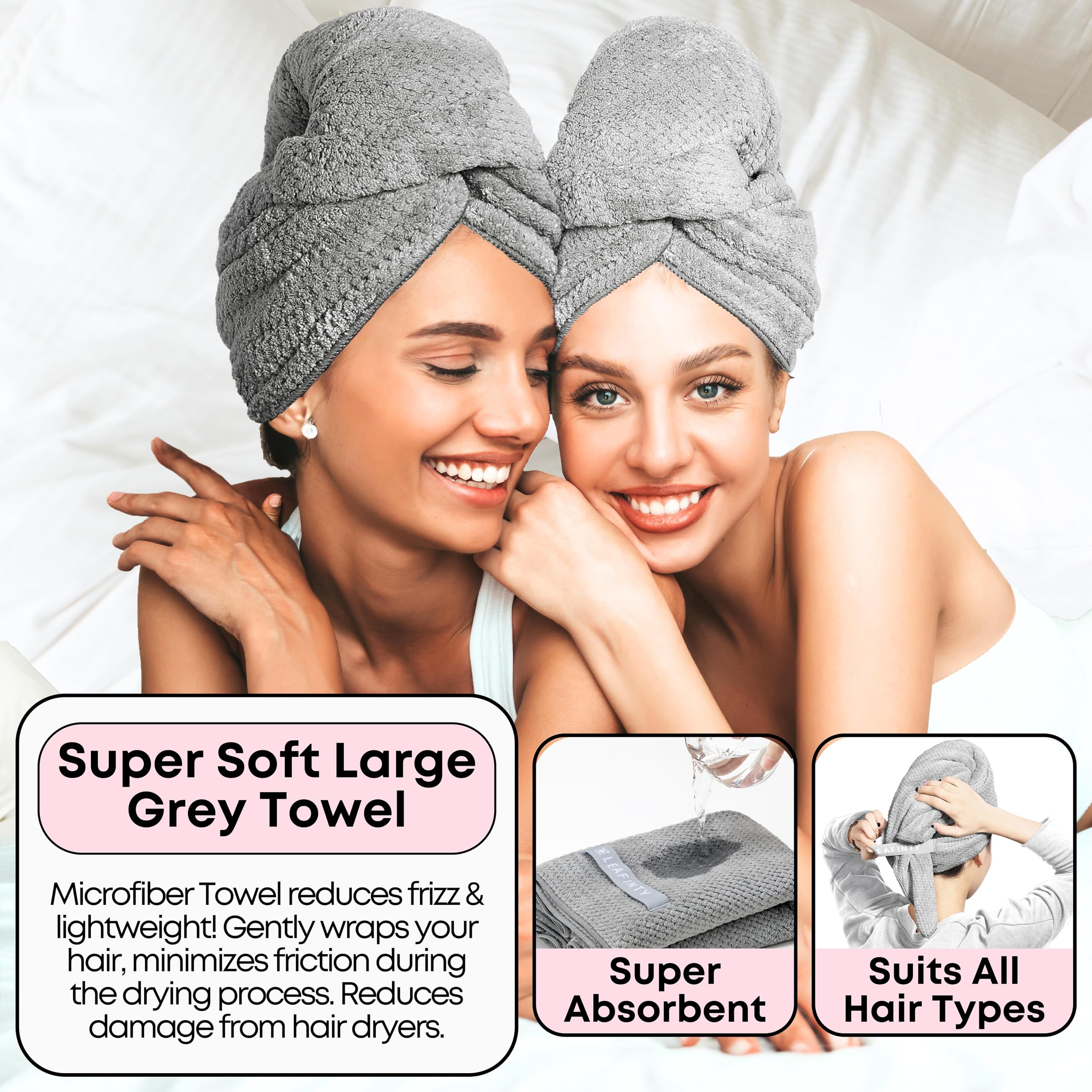 Luxury Bath Gift Set for Women - Organic Rice Shampoo Bar, Natural Body Wash Bar, Bamboo Soap Holder, Wide-Tooth Comb & Microfiber Hair Towel | Spa Relaxation Kit | Perfect Christmas Birthday Gift for Her | Ideal for Self-Care, Pampering & Stress Relief