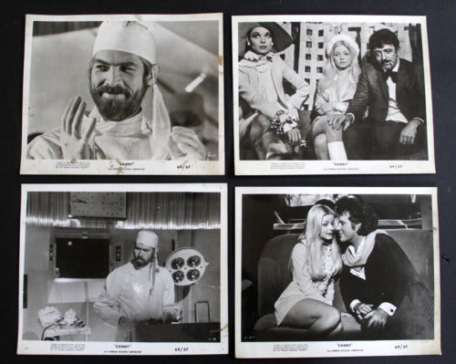 Vintage 1960s Ewa Aulin Candy Movie Lobby Cards Set - 15 Piece 10x8
