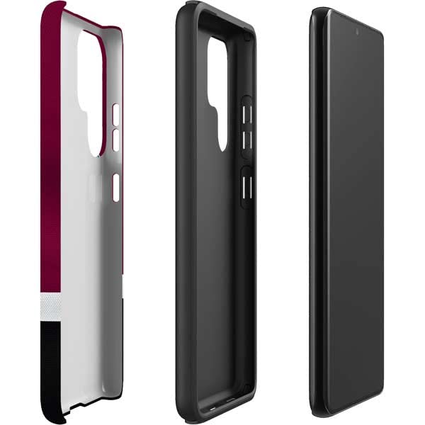 Official NHL Colorado Avalanche Jersey Design Red Phone Case for Samsung Galaxy S22 Ultra - Durable Protective Cover - Perfect for Hockey Fans & Game Day Support