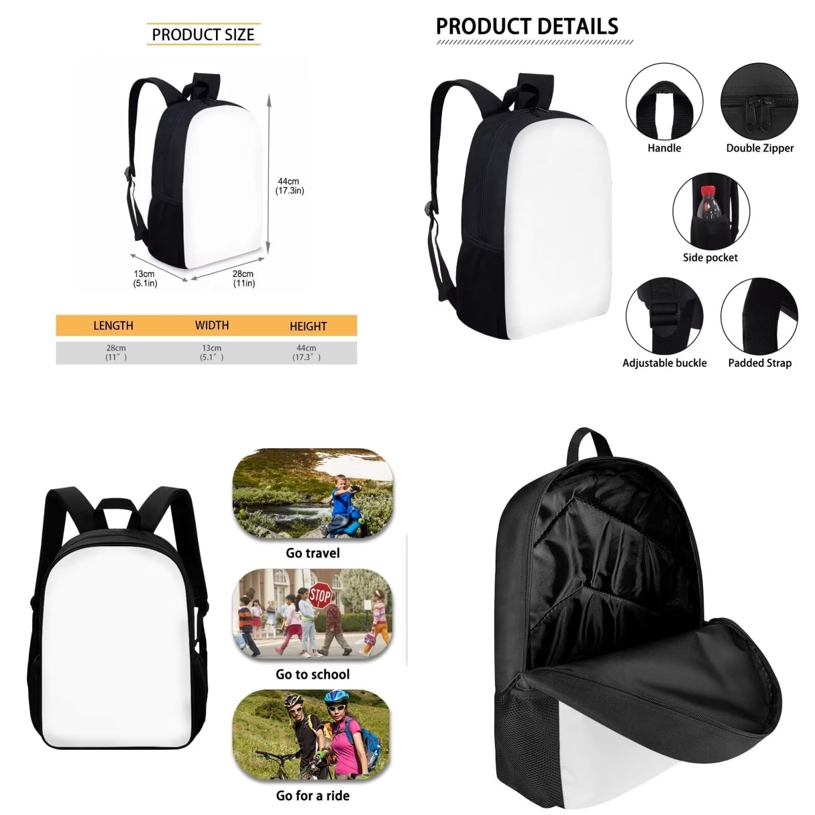 **African American Girls Backpack Set - 17 Inch School Bookbag with Lunch Box & Pencil Case for Elementary to High School (Ages 8-14) - Durable Backpack for Afro Black Girls - Perfect for School, Travel & Daily Use**