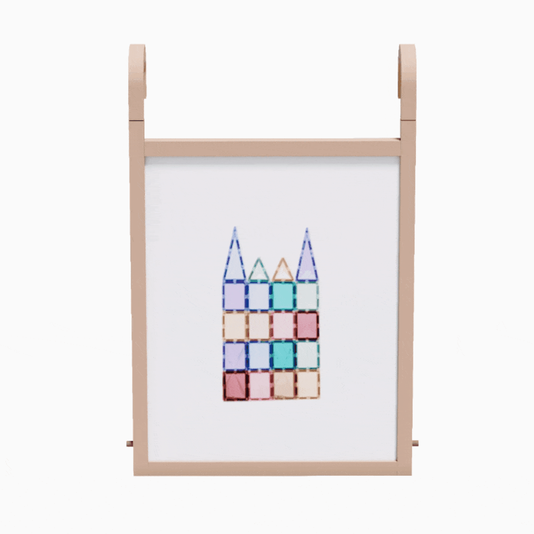 JALA Deluxe Dual-Sided Magnetic Drawing Board for Kids - Erasable Whiteboard & Chalkboard for Home, School & Travel - Perfect for Learning, Art & Play