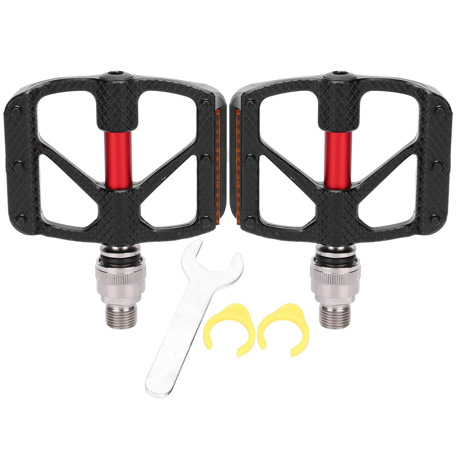 Self-Locking Mountain Bike Pedals - Durable Clipless Road & MTB Pedals with Bearings - Ideal for Cycling, Commuting & Off-Road Adventures