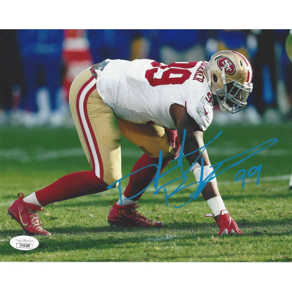 Authentic DeForest Buckner Hand Signed 8x10 Photo with JSA COA - San Francisco 49ers Memorabilia for Collectors & Fans - Perfect for Sports Memorabilia Displays & Gifts