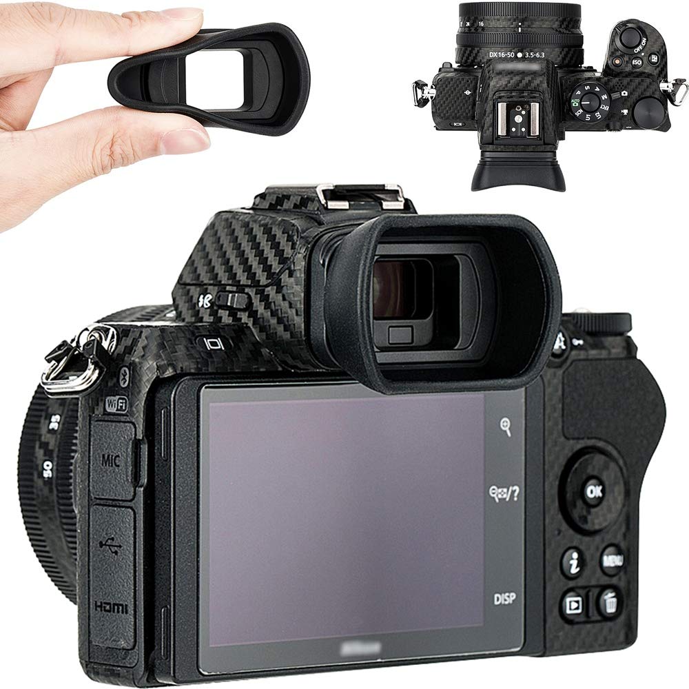 Soft Silicone Camera Viewfinder Eyecup for Nikon Z50 Mirrorless Camera - Replacement for Nikon DK-30 Eye Cup (1PCS) - Perfect for Outdoor Photography & Travel Shooting